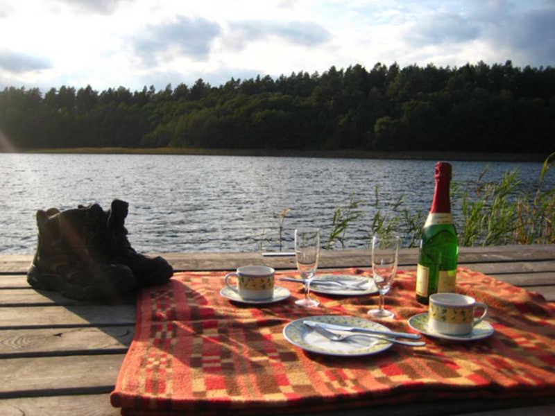 Dependance Ferienhaeuser Am Kastavensee Lychen Esterno foto